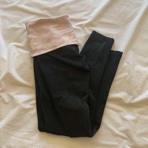 Pink by Victoria’s Secret fold over leggings